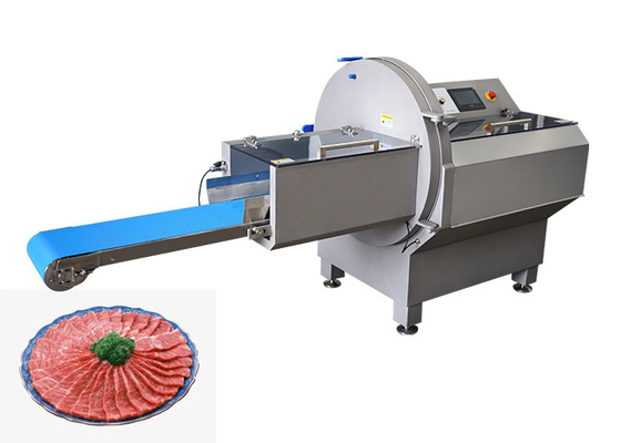 ODM Industrial Meat Slicer Mesin Pengiris Porsi Daging Beku Besar 4.84KW