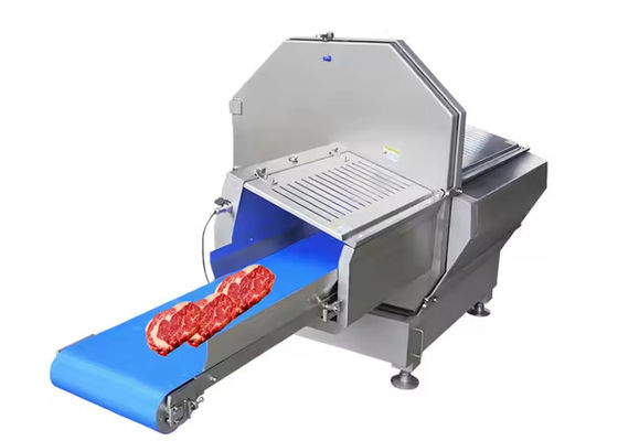 Mesin Slicer Daging Model Horisontal Dengan Industri Untuk Mengiris Daging Sapi Bacon