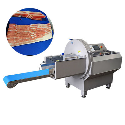 Horizontal JY-25K Slicer Daging Dan Mesin Kontrol Porsi Untuk Memotong Bacon Daging Sapi Beku Untuk Prosesor Daging