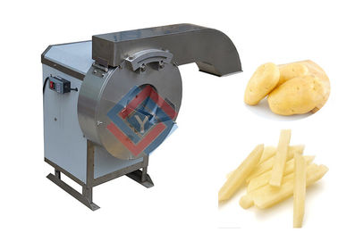 220V 380V Tegangan Keripik kentang Mesin Pemotong / Pemotong Kentang Stainless Steel