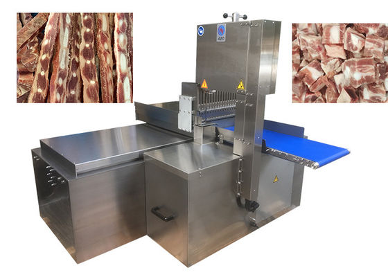 Mesin Pemotong Daging Pisau Ganda Otomatis Untuk Daging Beku / Iga / Pork Chop