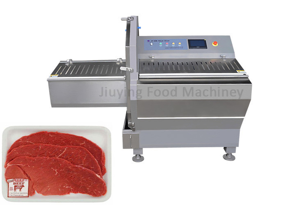 SUS 304 Industri Pengiris Daging 360mm Lebar Inlet Halal Beku Tanpa Tulang Daging Sapi Buffalo Mesin Pemotong