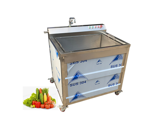 Mesin Cuci Buah Sayuran 60Hz yang Disesuaikan 300kg / jam SUS 304