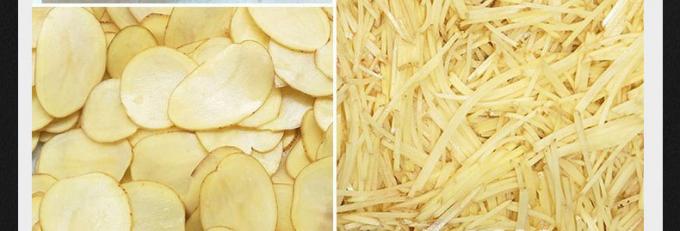 Industri Kentang Cassava Yam Wave V Flat Chips Slicing Mesin Membuat 0