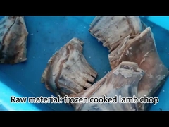 JYD-2550 Mesin pemotong daging babi otomatis dengan outlet sabuk pengantar