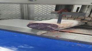 Gergaji Pita Daging Otomatis Pemotongan Presisi Tinggi